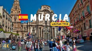 🇪🇸Walking Tour Murcia Spain 4K [upl. by Nixie]