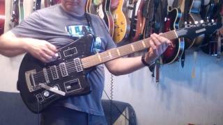 Soviet Belorusian guitar Formanta with onboard fuzz [upl. by Sedda]