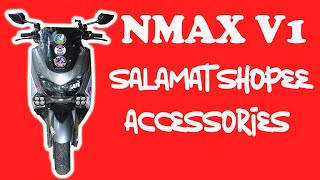 YAMAHA NMAX V1 ACCESSORIES FROM SHOPEE [upl. by Cira]