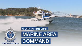 A Day in the Life Marine Area Command  NSW Police Force [upl. by Renato996]