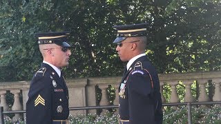 Changing of the Guard at The Tomb of the Unknown Soldier  October 20 2017 at 1100 hrs [upl. by Grane]