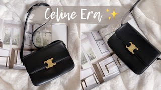 Celine Triomphe Bag Review  Why I love It  What Fits Inside [upl. by Joelynn362]