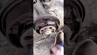 Bad Wheel Hub bearing noiseHonda Civic drum brakes automobile civic mechanic diy honda repair [upl. by Anairam890]