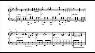 Anton Bruckner  Klavierstück in Eflat Major WAB 119 [upl. by Ahsinor]