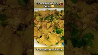 Egg Masala Recipe  Potatoes Eggs Recipe  HS Cooking and Vlogging shorts [upl. by Saunderson763]