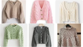 Most stylish and trending crochet pullover sweater designCrochet sweater design 2024 [upl. by Riggs487]