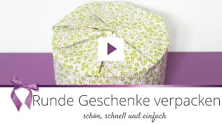 Geschenke Runde Geschenke verpacken  DANATO [upl. by Abbotson]