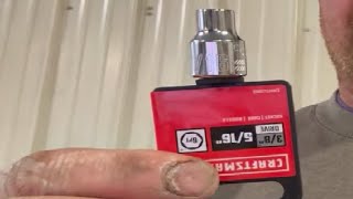 CRAFTSMAN Shallow Socket Review A single socket to make your set whole again [upl. by Eidnalem177]