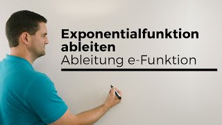 Exponentialfunktion ableiten Ableitung eFunktion einfache Übersicht  Mathe by Daniel Jung [upl. by Lewin]