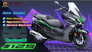 2023 J125 Best new Kawasaki Scooter Pack with Premiun Features and Specs [upl. by Ahsikit46]