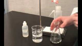 Titration Technique using a buret [upl. by Ytsihc]