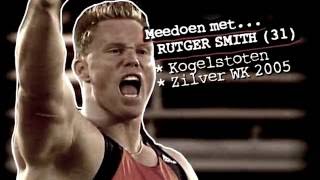 Meedoen metkogelstoter Rutger Smith [upl. by Rhines]