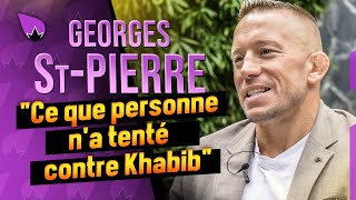 Georges StPierre linterview  son gameplan sil avait affronté Khabib [upl. by Burdett233]