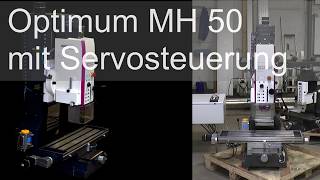 Optimum Optimill MH 50 CNC Fräsmaschine [upl. by Meenen]