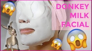 DONKEY MILK FACIAL  LingKT [upl. by Ailicec]