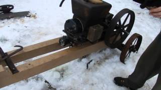 First start Ottawa TE 4 HP Drag saw WIN [upl. by Nnylannej21]