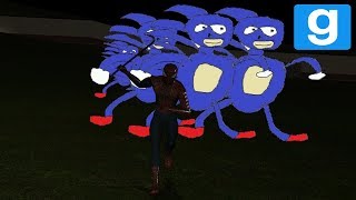 THE SANIC ARMY RETURNS  Garrys Mod [upl. by Eilatan]