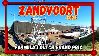 🏁 ZANDVOORT CIRCUIT CONSTRUCTIONS AND F1 TRUCKS 🏎️ THE PREPARATIONS CONTINUES 🇳🇱 [upl. by Nacul]