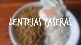 🍛COMO PREPARAR LENTEJAS MUY FACIL🍛 LENTEJAS COLOMBIANAS  Antony Torres [upl. by Akiwak]