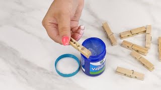 I put clothespins in VapoRub ointment [upl. by Kam59]