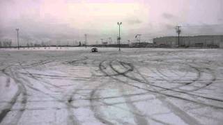 2005 Dodge Magnum RT AWD drifting in the snow [upl. by Ajnos]