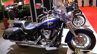 2019 Kawasaki Vulcan 900 Classic LT  Walkaround  2019 Montreal Motorcycle Show [upl. by Ahsinaj218]