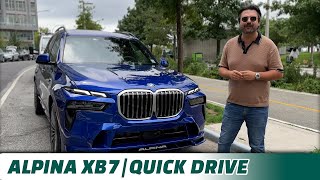 Driving the 2023 BMW Alpina XB7 in NYC  Quick Drive [upl. by Krissie176]