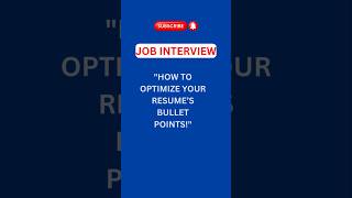 How To Optimize Your Resumes Bullet Points  CareerHub howto shortvideo short latest shorts [upl. by Nathaniel31]