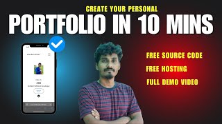 Create Personal Portfolio website  Full Demo [upl. by Ylatfen]