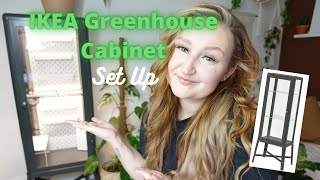 IKEA GREENHOUSE CABINET 🪴 Fabrikör Set Up  Ausstattung und Einrichtung ✨ [upl. by Ydnolem]