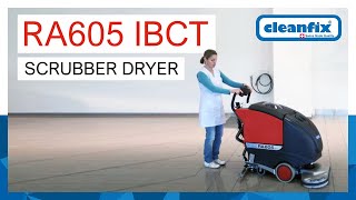 RA605 IBCT  Scrubber dryer  Cleanfix [upl. by Batholomew]