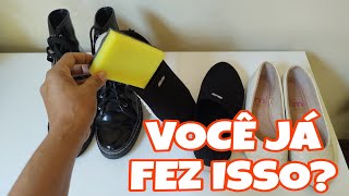 COLOQUE 1 ESPONJA DENTRO DO SAPATO e VEJA O QUE ACONTECE COM SEUS PÉS  👠👢PARECE MÁGICA  👞🥾 [upl. by Ailyt611]