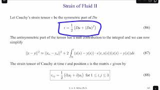 NavierStokes equations  Strain [upl. by Teteak279]