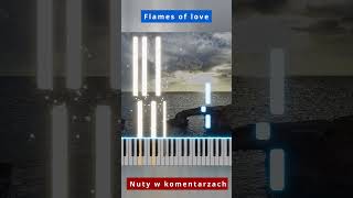 Fancy  Flames Of Love 🎹 Piano Tutorial 🔥 Nuty shorts [upl. by Ylebmik]