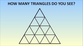 How Many Triangles Are There Learn The Formula For Any Size [upl. by Georgianne]