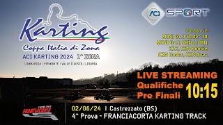 quotFRANCIACORTA DESTATEquot  4 Prova della Coppa Italia di Zona ACI Karting 2024  2 giugno 2024 [upl. by Irakab709]