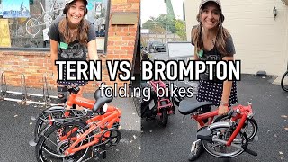 Brompton vs Tern folding bike  Which is the Best [upl. by Anomar679]