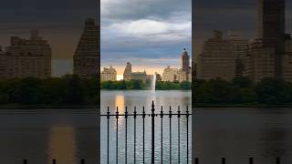 Sun set in Central Park newyorkcityattractions travel newyorkcitylandmarks centralpark newyork [upl. by Wiburg]