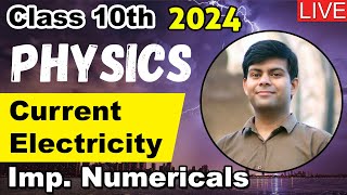 Current Electricity  Important Numerical Questions Circuit Based  Class 10th 2024 Exams [upl. by Jessalin]