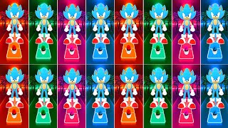 Sonic Tails 🆚Sonic The Hedgehog 🆚Sonic Name 🆚Silver🆚 Sonic Dance  Tiles Hop EDM Rush Coffin Dance [upl. by Anehsat108]