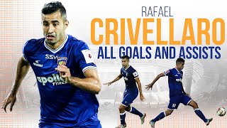 ISL 201920 All Goals amp Assists Rafael Crivellaro  Brazilian Maestro [upl. by Mcwherter]