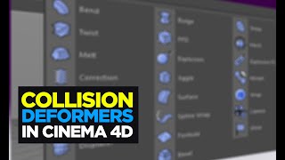 Cinema 4D Collision deformer [upl. by Tannie]