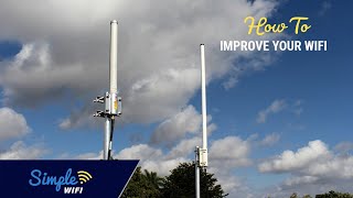 How to increase your routers WiFi signal using high power antennas 24Ghz5Ghz [upl. by Schram]