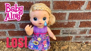 BABY ALIVE Lulu Is Lost baby alive videos doll stories for kids [upl. by Enhpad]