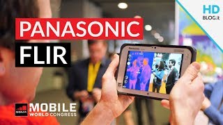 Panasonic Toughpad FZM1 con termocamera FLIR  MWC 2018 [upl. by Lrigybab]