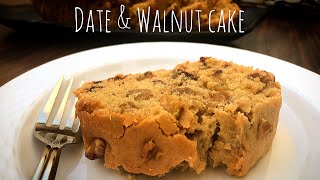 Date amp Walnut Cake Recipe  Whole wheat  Raslicious [upl. by Negiam]