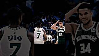 Giannis DISRECSPECTED Jaylen Brown☠️ [upl. by Daenis112]