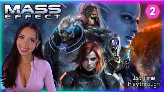 Lets Play Mass Effect  Meeting Shaira the Consort  FIRST TIME PLAYTHROUGH  Pt 2 [upl. by Ainirtac]