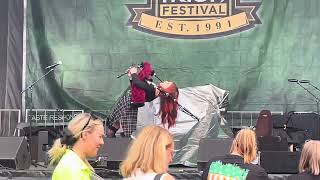 Ally The Piper Metallica Bagpipes Live Irish Festival [upl. by Bois]