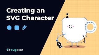 Create SVG Character from Scratch  SVGator [upl. by Sayre]